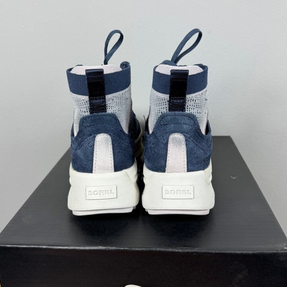 SOREL ONA 503 Mid Platform Sneaker in Blue Size 7.5 - Picture 6 of 9